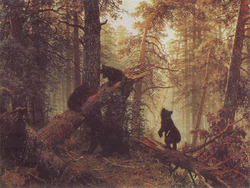 Ivan Shishkin Morning in a Pine Forestf oil painting image